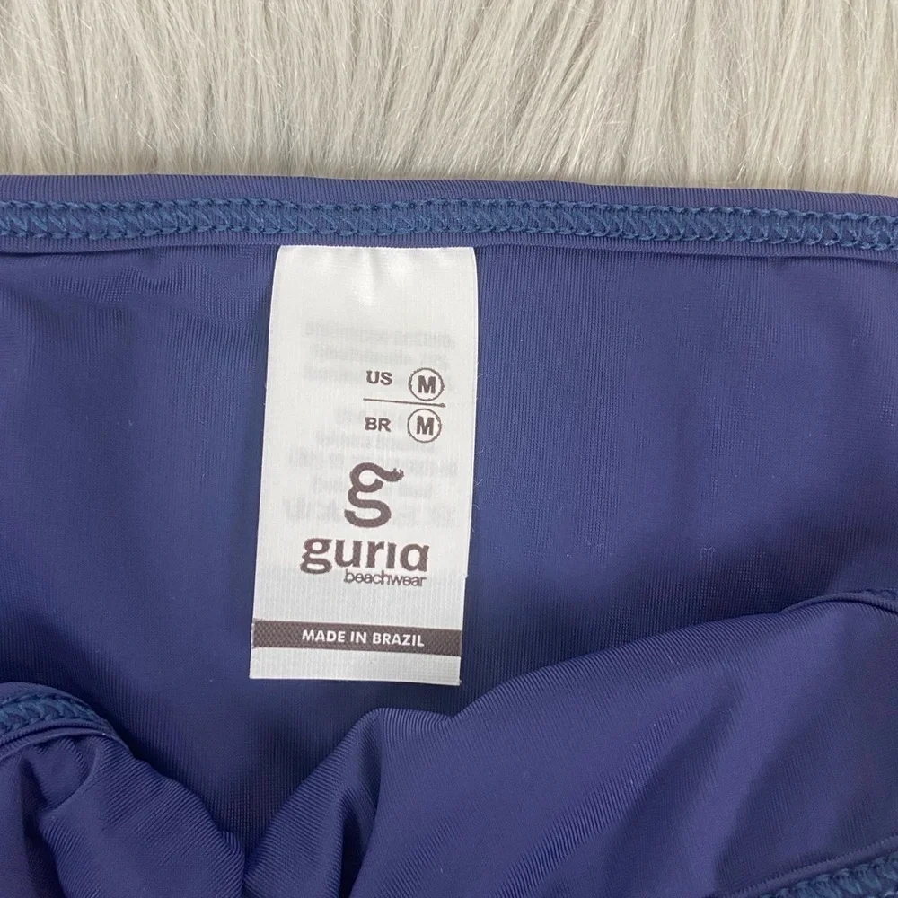 Guria Bikini Bottom Crochet Size Medium‎ Color Blue Women's NWT